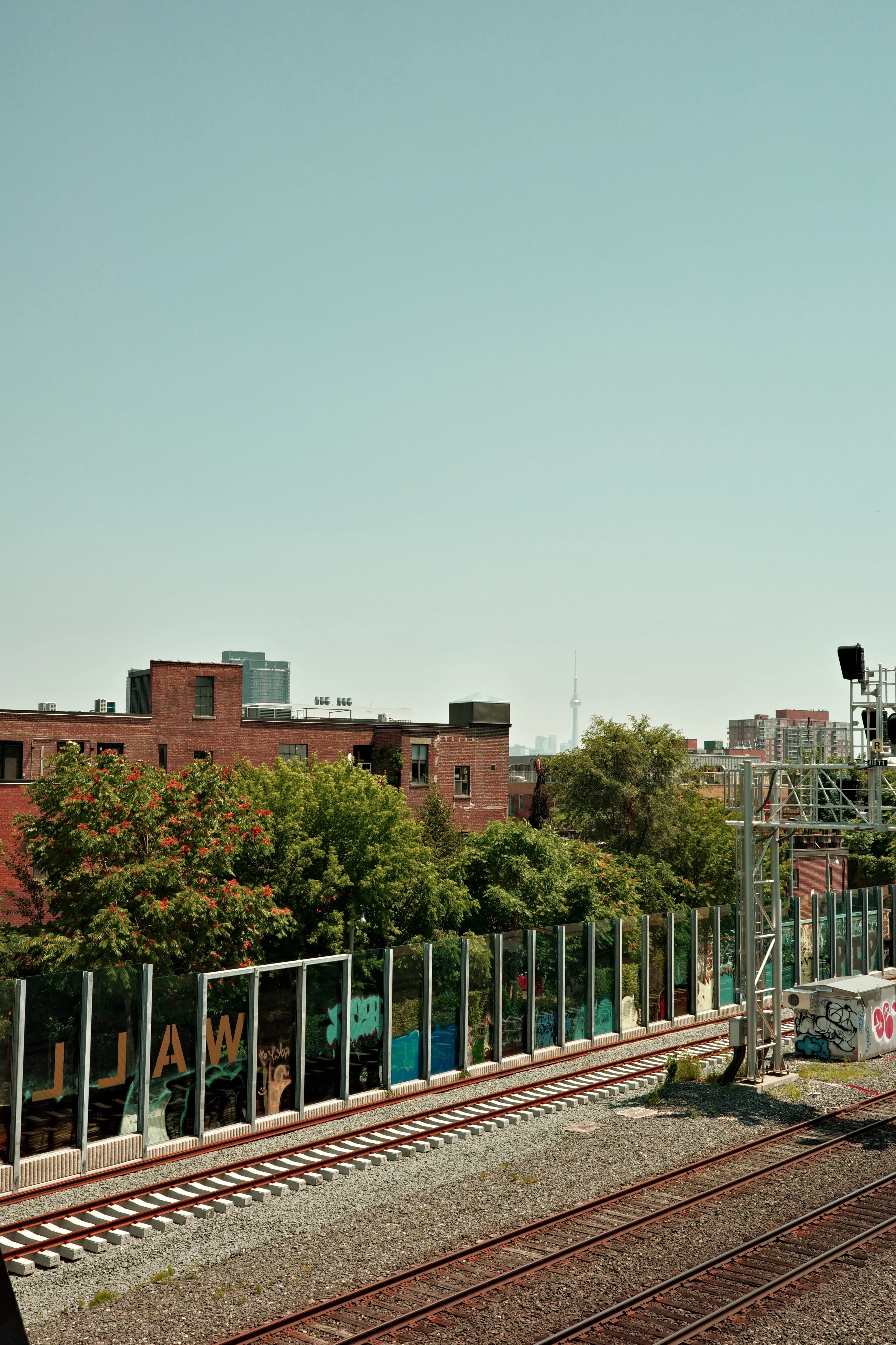 Photo of the east skyline from the Junction triangle