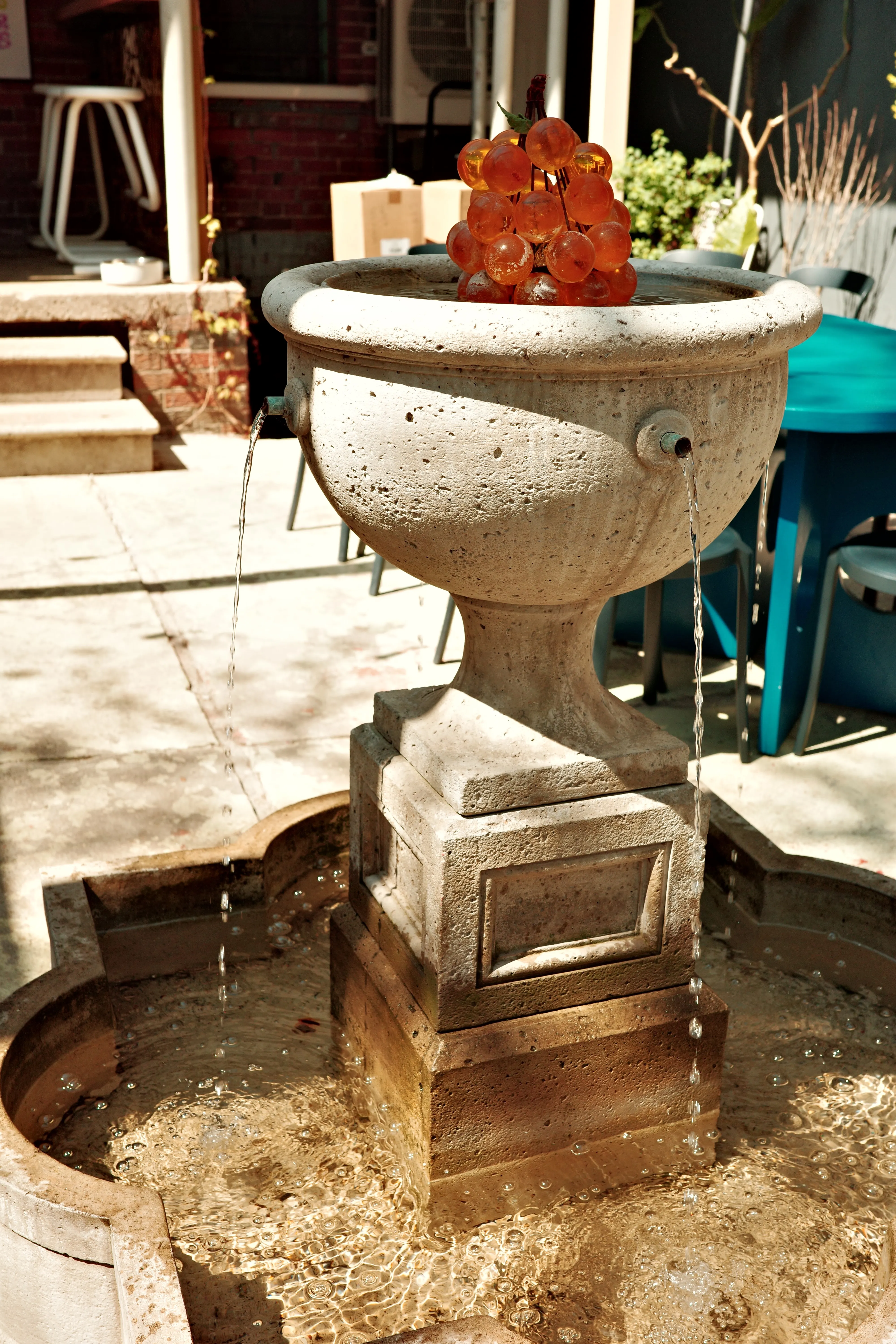 Photo of water fountain at Grape Witches