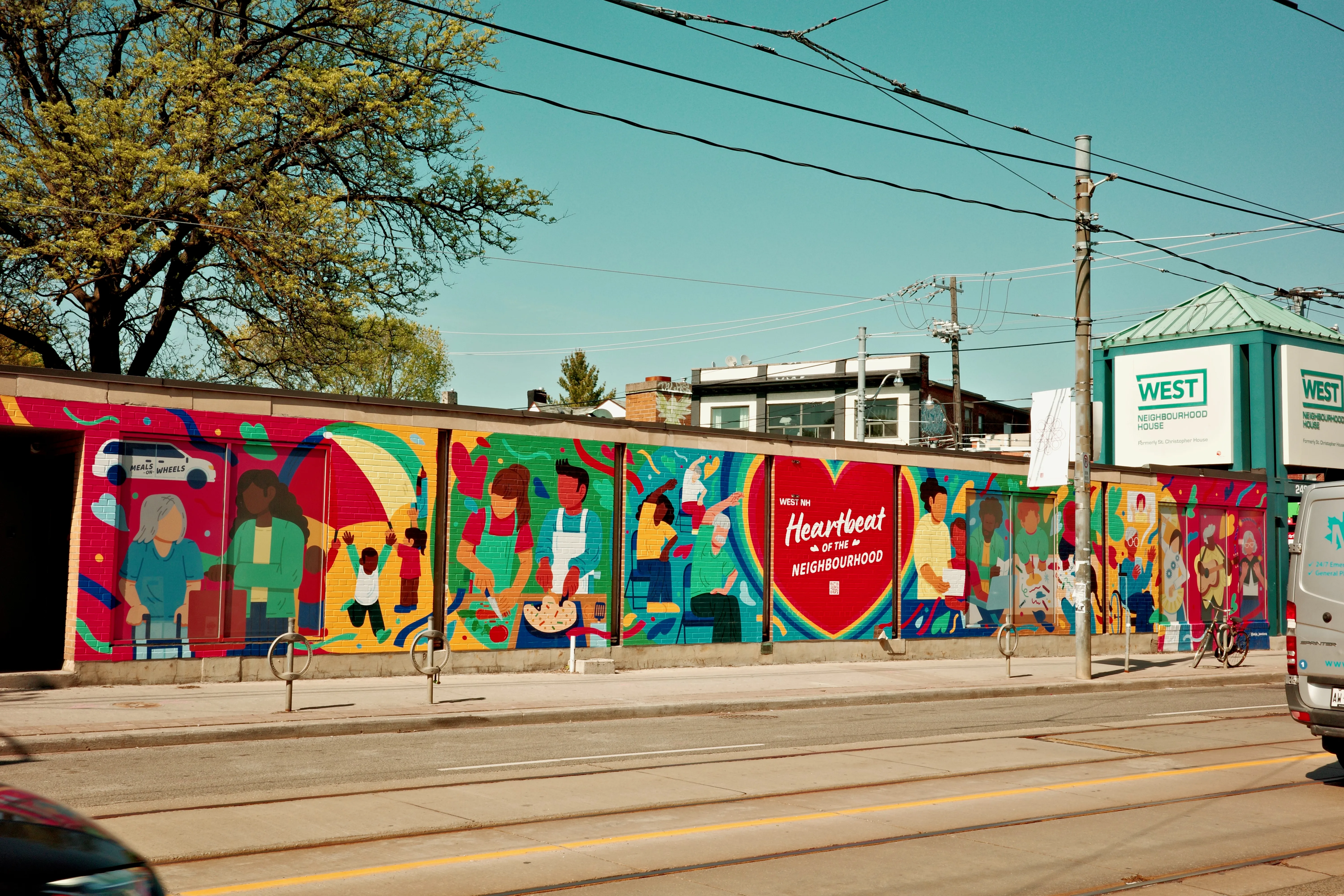 Photo of graffiti on wall at Dundas Street and Ossington