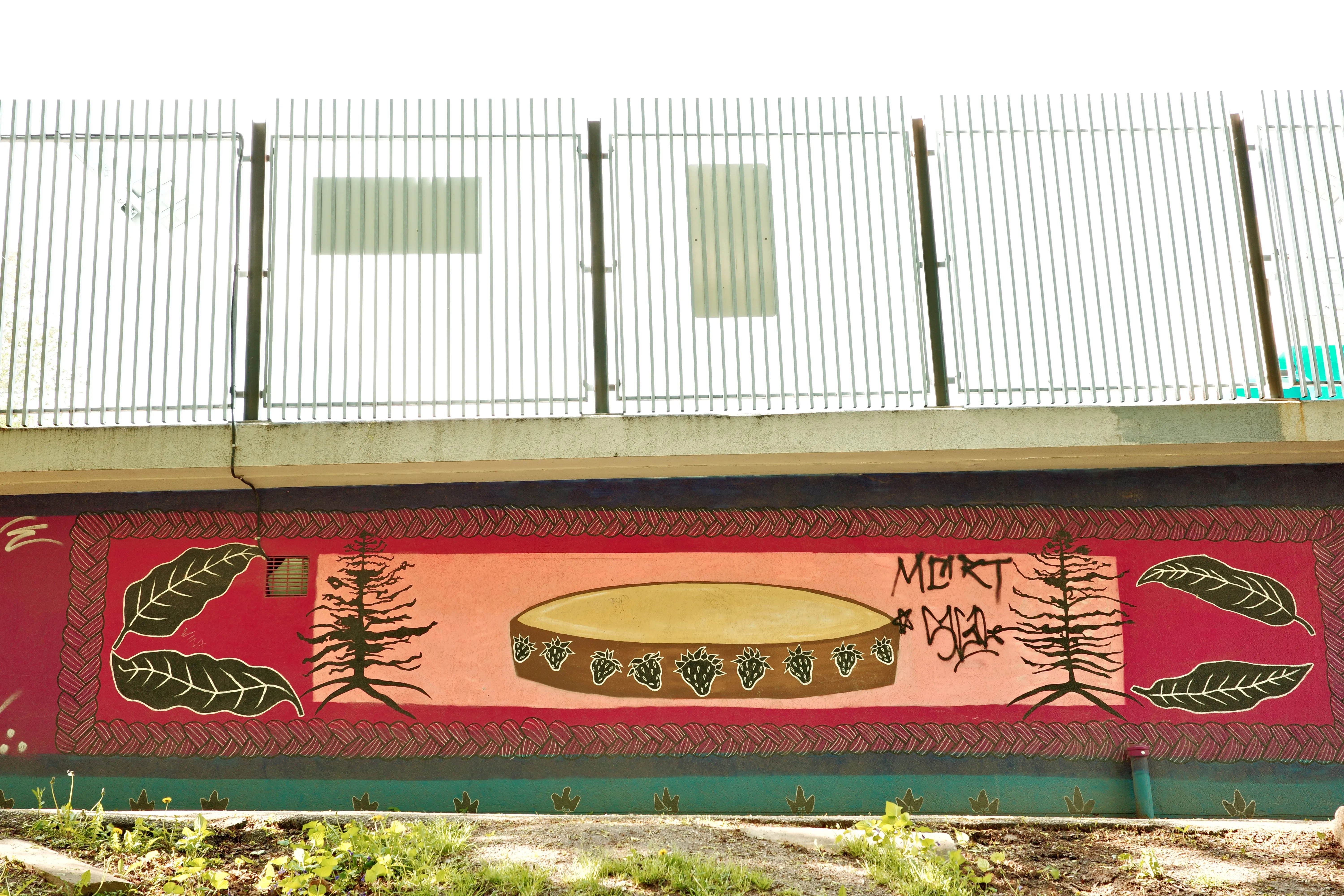 Photo of mural at Christie Pits